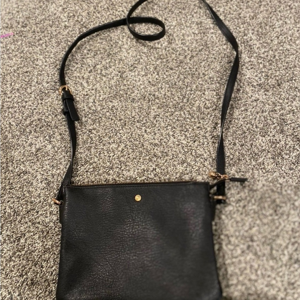 Lauren Conrad Elegant Black Crossbody Bag